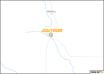 map of Judith Gap