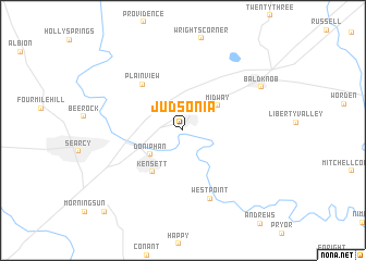map of Judsonia