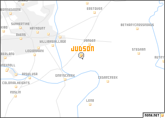 map of Judson