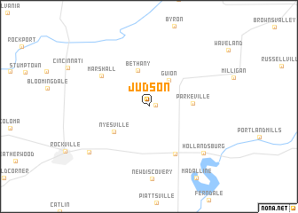 map of Judson