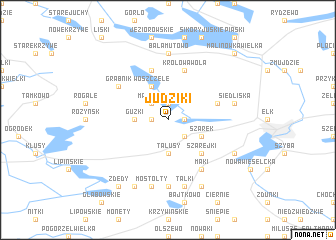 map of Judziki