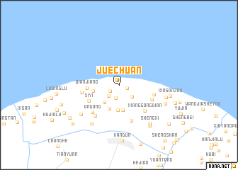 map of Juechuan