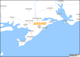 map of Jueshan