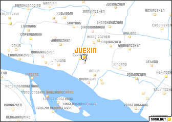 map of Juexin