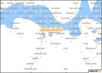 map of Jugajikope