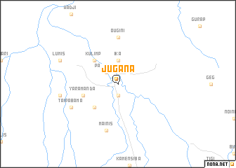 map of Jugana