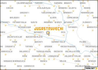 map of Jugastru Vechi