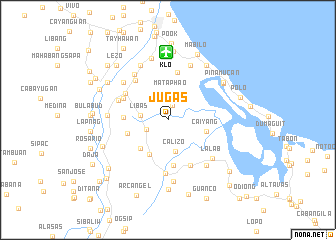 map of Jugas