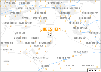 map of Jügesheim