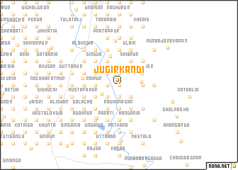 map of Jugīrkāndi