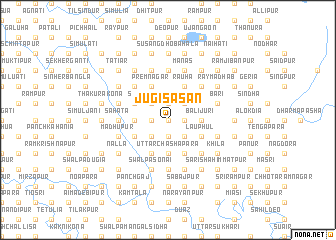 map of Jugisāsan