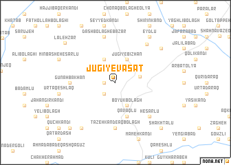 map of Jūgī-ye Vasaţ