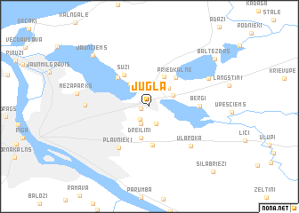 map of Jugla