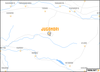 map of Jūgomori