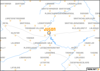 map of Jugon