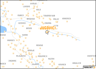 map of Jugovići
