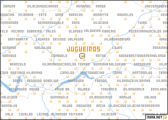 map of Jugueiros