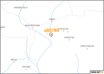 map of Jūgyān