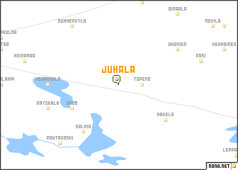 map of Juhala