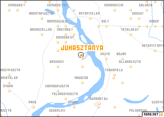 map of Juhásztanya