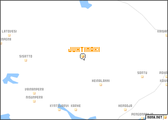 map of Juhtimäki