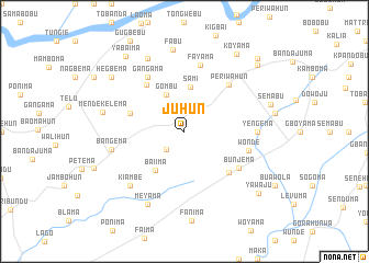 map of Juhun