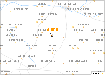 map of Juicq