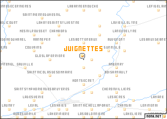 map of Juignettes