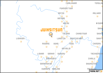 map of Jui-hsi-ts\