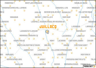 map of Juillacq