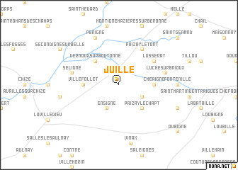 map of Juillé