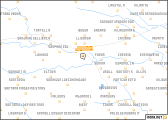 map of Juiñá