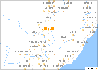 map of Jui-yüan