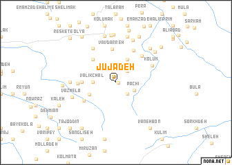 map of Jūjā Deh