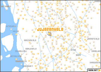 map of Jujāranwāla
