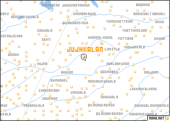 map of Jujh Kalān