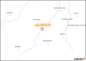 map of Jujiangsi