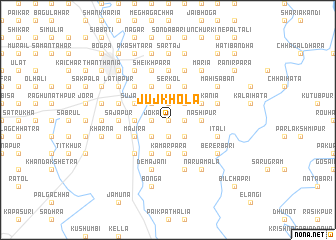 map of Jujkhola