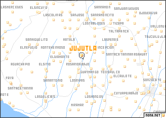 map of Jujutla