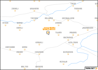 map of Jukāni