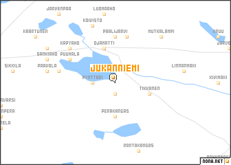 map of Jukanniemi