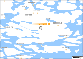 map of Jukaranen