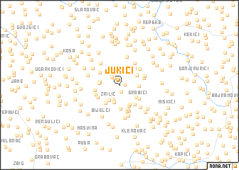 map of Jukići