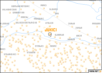 map of Jukići