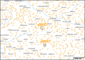 map of Jukići