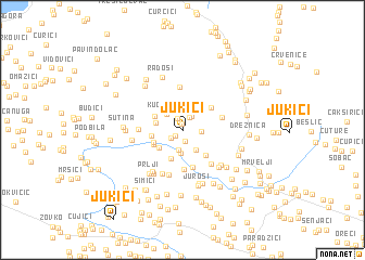 map of Jukići