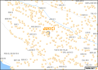 map of Jukići