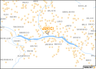 map of Jukići