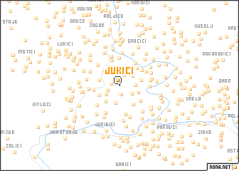 map of Jukići