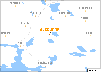 map of Jukojärvi